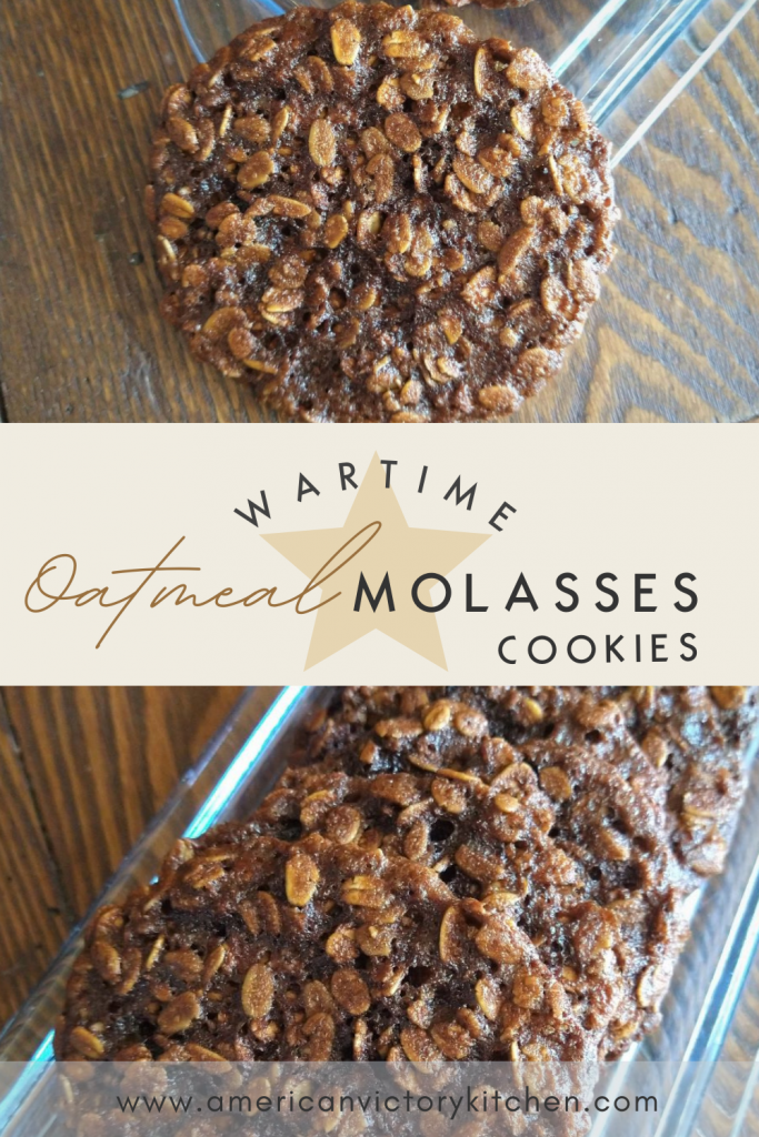 oatmeal molasses cookies
