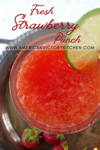 Fresh Strawberry Punch Just in Time for Summer